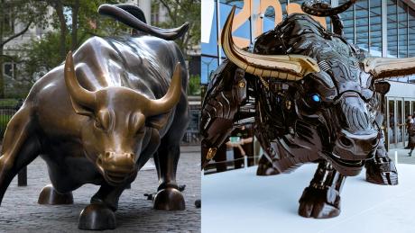 New York and Miami bull side by side